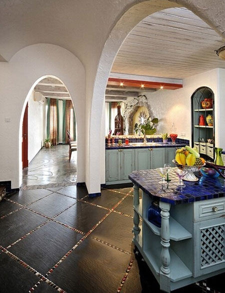 給生活一點顏色 9款多彩開放式廚房設計