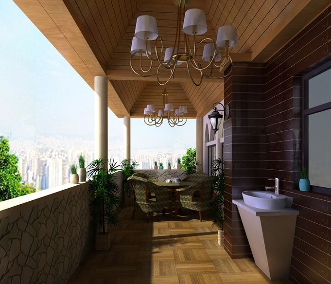 巧妙設計布置居室陽台空間