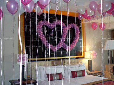 婚房布置氣球方法