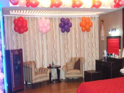婚房布置氣球方法