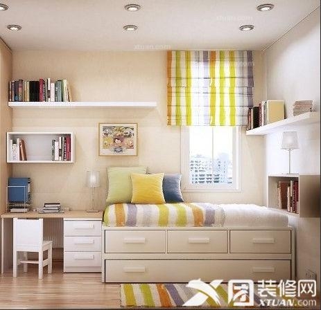 兒童書房裝修效果圖
