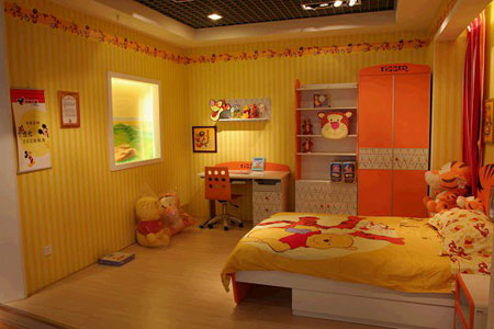 簡單美觀實用兒童房裝修案例