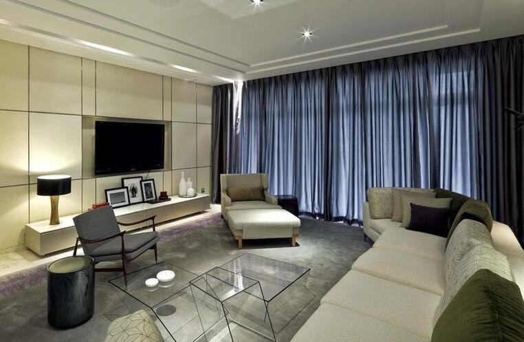 現代風、北歐風、極簡風客廳窗簾