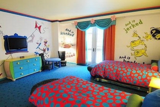 10款兒童房背景牆設計 七彩童話入夢來10款兒童房