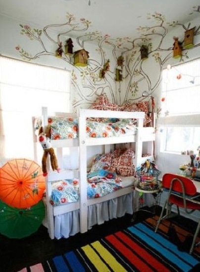 10款兒童房背景牆設計 七彩童話入夢來