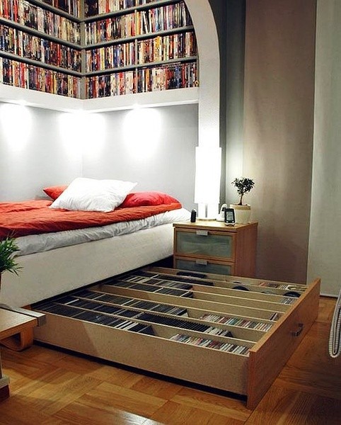 無需書房！省空間書櫃設計滿足文藝范 ！