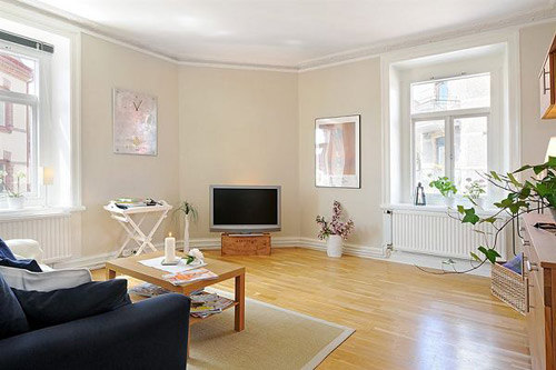 典型簡約實用北歐風 瑞典家居客廳圖片