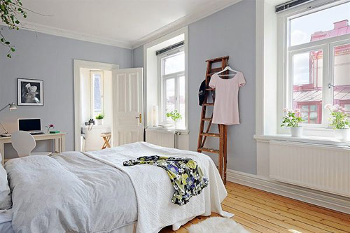 典型簡約實用北歐風 瑞典家居臥室圖片