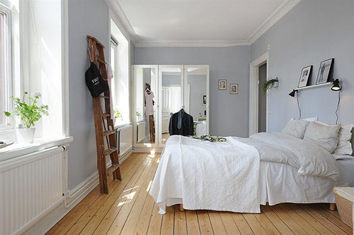 典型簡約實用北歐風 瑞典家居臥室圖片