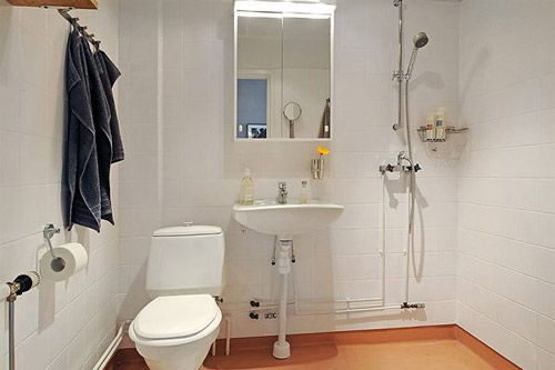典型簡約實用北歐風 瑞典家居浴室圖片
