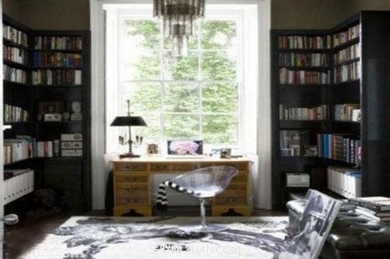 10款書房設計 巧色搭配完美空間