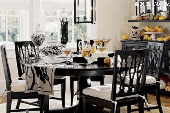 10例簡約餐廳設計 時尚炫酷的黑白炫風