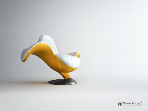 波蘭WamHouse：創意香蕉椅