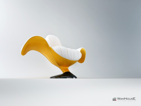 波蘭WamHouse：香蕉椅