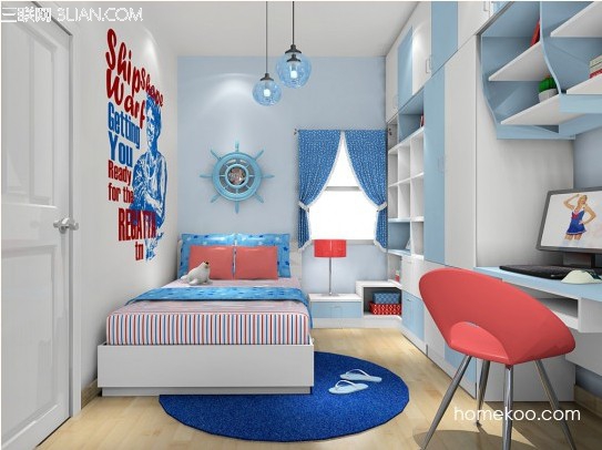 2014可愛兒童房裝修效果圖