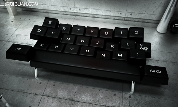 ZO_loft：QWERTY鍵盤沙發