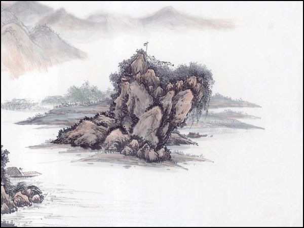 中國山水畫壁紙圖片大全